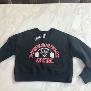 Powerhouse gym cropped sweatshirt